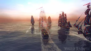 World Of Sea Battle Чарльстон и Бастион.