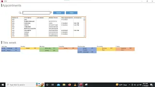 Free Clinic Management Software for MS Access _ Prescription generation and weekly appointment view