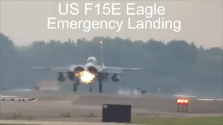 F15E Eagle Emergency landing, with pilots comms. Full video