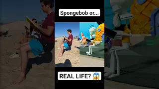 Turned Into Spongebob... #spongebob #shorts #loudward #parody #aisponge