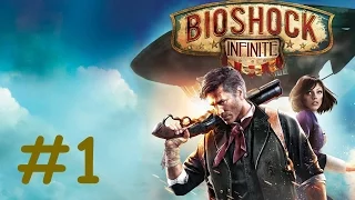 "Bioshock Infinite" [1999 Mode] walkthrough [60FPS], Part 1 - The Lighthouse + All Collectibles