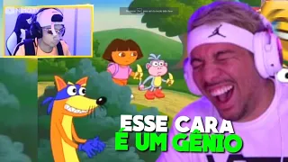 😂 PIUZINHO REAGINDO A DORA MACONHEIRA (MATEI O RAPOSO??) | PIUZINHO REAGINDO A MEMES | TENTE N RIR 😂