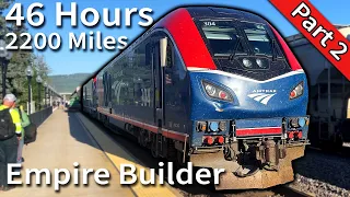 Seattle to Chicago by TRAIN - The EMPIRE BUILDER - Part 2