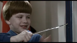 Problem Child 2 - Junior sets up electric shock on the bell