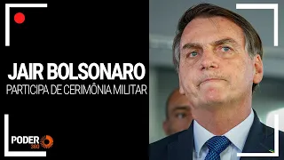 Ao vivo: Bolsonaro participa de cerimônia da Marinha