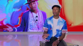 The Voice: Season 9: Pharrell Williams Behind the Scenes TV Interview | ScreenSlam