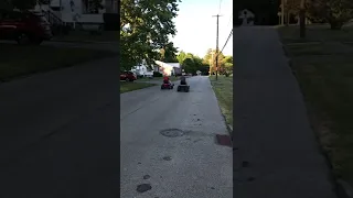 Lawnmower race