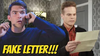 OMG! The letter Leo received from Dimitri was a fake Days of our lives spoilers