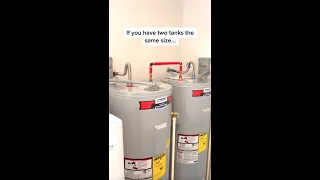 Did you know your Water Heater can be piped in Parallel...