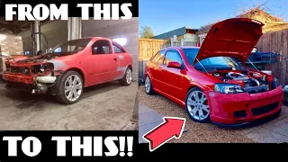 Restoration & Rebuilding A RARE Opel Astra Gsi Turbo In 25 Minutes!!