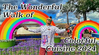 Epcot’s Wonderful Walk of Colorful Cuisine at Walt Disney World 2024