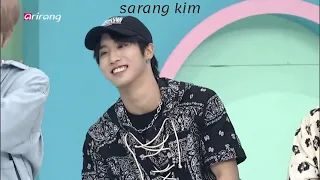 jamie and stray kids cute moments on asc , I fall in love with han while editing.