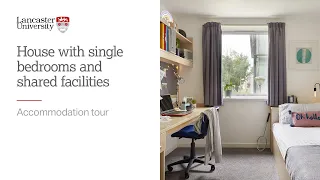 Lancaster University accommodation – house with single bedrooms and shared facilities