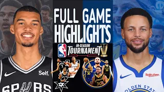 SPURS vs WARRIORS | FULL GAME HIGHLIGHTS NBA SEASON 2023-24