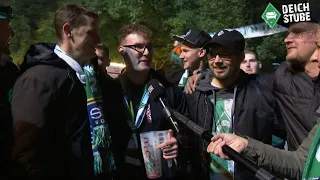 Werder Bremen-Fans feiern 21 Punkte nach Sieg gegen FC Schalke 04: „Jetzt ist der FC Bayern fällig!“