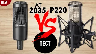 Audio-Technica AT2035 vs AKG P220 - обзор, тест