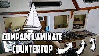 Sail Life - ⛵ Galley refit, compact laminate countertop - DIY sailboat refit