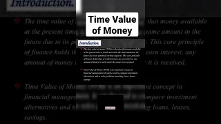 Time value of money?-1 #financialliteracy #finance #valueofmoney #time #share #inflation