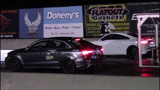 2017 Audi RS3 Stage 2 vs Taurus SHO, 2018 Stage 2 RS3 and 2018 TTRS 1/4 Mile Drag Races