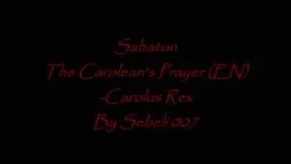 Sabaton The Carolean's Prayer Carolus Rex EN with lyrics