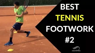 Practice Your Footwork Like Professional Tennis Players - PART #2 | Connecting Tennis | Fitness