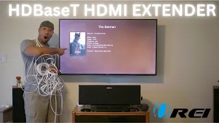 Sending a 4K60 DOLBY VISION signal over ETHERNET? | HDBASET HDMI EXTENDER REVIEW