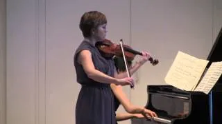 Mozart Violin Sonata in G Major, K.379, Mov't II Andantino cantabile