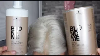 SCHWARZKOPF BLONDME BLEACH | REVIEW & DEMO | ACHIEVE WHITE HAIR