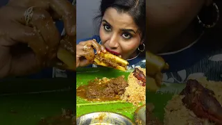 ASMR Eating Spicy Mutton Josh,Chicken Curry,Biryani,Rasgulla Big Bites ASMR Eating Mukbang
