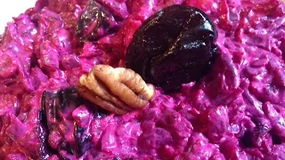 Russian Beet Salad with Walnuts and Prunes