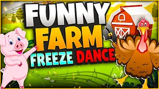 Funny Farm Freeze Dance | Brain Break for Kids | Just Dance | GoNoodle