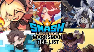 Smash Legends Marksman Tier List