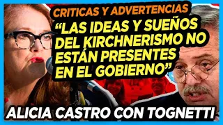 ALICIA CASTRO "Alberto vas a seguir escuchando a Macri? o vas a tomar las medidas que hay que tomar?