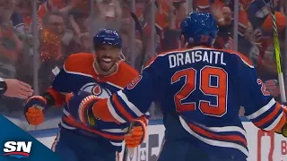 Oilers' Evander Kane Trickles One Past David Rittich To Open Scoring In Game 5