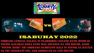 Fliptop Isabuhay 2022 - Pistolero vs Plaridhel | Review Video #91