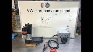 Cheap DIY Volkswagen Beetle Engine Run Stand - Engine Start Kit - and Simple Control Box Wiring