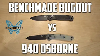 Benchmade Bugout vs 940 Osborne - Best EDC Knife Comparison