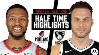 Trailblazers vs Nets HIGHLIGHTS Half Time | NBA April 30