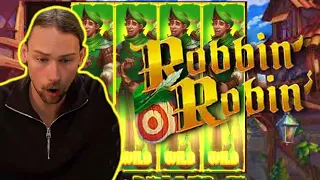 ROBBIN ROBIN BIG WIN - NEW CASINO SLOT FROM IRON DOG ON CASINODADDY LIVE STREAM