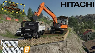 Testing new HITACHI 870LC||Public works||Just Constructor