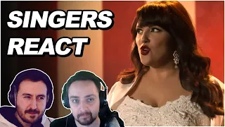 Singers React to The Greatest Showman Medley - VoicePlay ft Rachel Potter