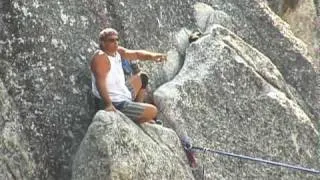 Lost Arrow Spire Slackline - Yosemite: Darren Carter