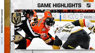 Golden Knights @ Ducks 12/28 | NHL Highlights 2022