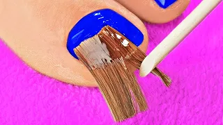 Trasformazioni con una Pedicure e una Manicure || 20 Folli Trucchi di Bellezza