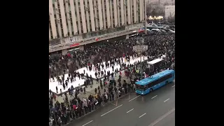 Протесты против Путина в Москве