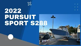 Pursuit Center Console Offshore 2022 Sport S288 Family Friendly Fishing Boat For Sale