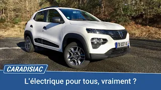 Essai - Dacia Spring (2021) : que vaut l'électrique la moins chère du marché ?