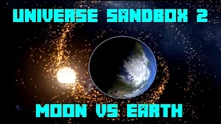 Universe Sandbox ² - Moon Vs. Earth w/ Roche Limit [Alpha 19 Preview]