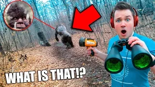 I Found BIGFOOT in Real Life using SPY GADGETS 😱 (Sasquatch Evidence)