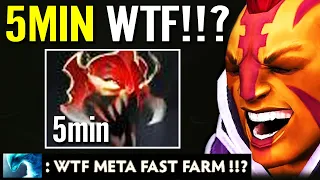 5min MADNESS MASK!!? WTF New Fastest Meta Farm Anti Mage Top Immortal Rank Dota 2 Pro Carry Guide